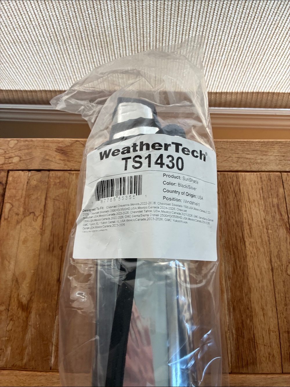 TS1430 Black/Silver SunShade - Electronics Accessory